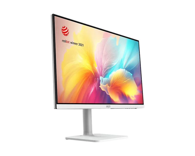 MSI Modern MD2712PW, 27", 100Hz, 1ms, IPS, 1920x1080 (FHD), 16:9, Flat, HDR Ready, EyesErgo, AG, MSI Display Kit, 117% sRGB, 300 nits, 1000:1, RedDot Winner, 1xHDMI1.4, 1xTypeC DP alt. w/PD (15W), Speakers 2x3W, Pivot, Heigh Adj., VESA, White, 5.85kg