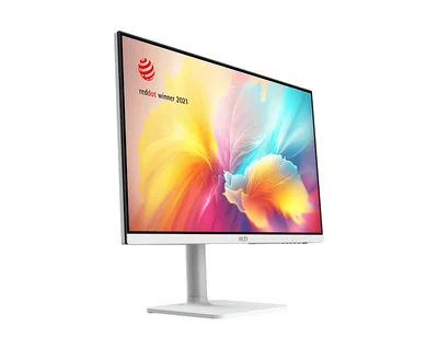 MSI Modern MD2712PW, 27", 100Hz, 1ms, IPS, 1920x1080 (FHD), 16:9, Flat, HDR Ready, EyesErgo, AG, MSI Display Kit, 117% sRGB, 300 nits, 1000:1, RedDot Winner, 1xHDMI1.4, 1xTypeC DP alt. w/PD (15W), Speakers 2x3W, Pivot, Heigh Adj., VESA, White, 5.85kg