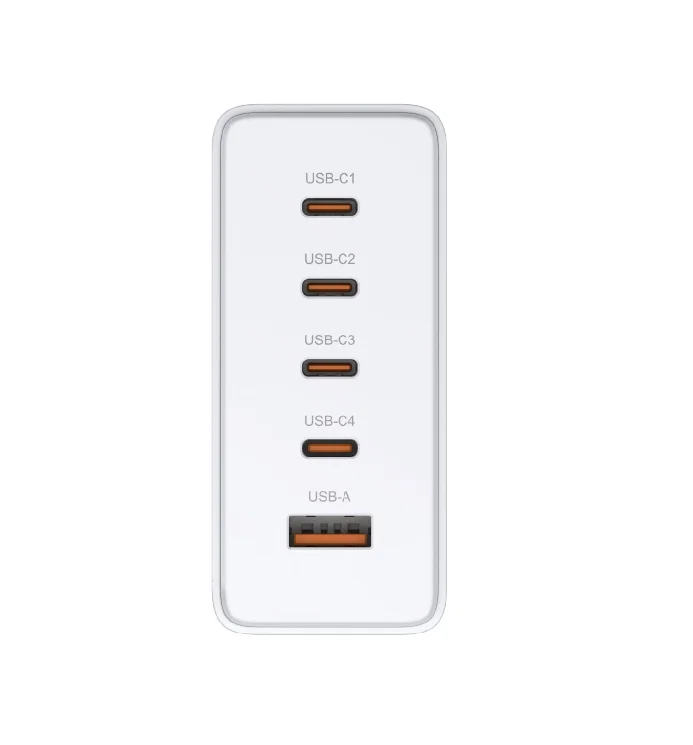 Зарядно устройство D-LINK 240W GaN, USB-C/USB-A, бързо зареждане, бяло