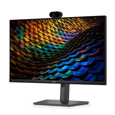 Dell P2426HEB, 23.8" Conferencing Monitor, IPS Anti-Glare, 5ms, 120 Hz, 1500:1, 300 cd/m2, FHD 1920x1080, 99% sRGB, HDMI, Display Port, USB-C Hub, RJ45, Webcam, Mic, Speacers, KVM Switch, PD 90W, Height Adjustable, Pivot, Swivel, Tilt, Black