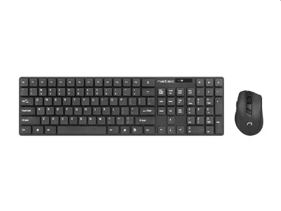Комплект безжична клавиатура и мишка NATEC US Layout
