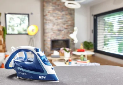 Tefal FV5735E0, Easygliss Plus, dark blue, 2500W - 45g/min - shot 220g/min - Antidrip smart technology - Auto-off - water tank 270 ml - Durilium AirGlide
