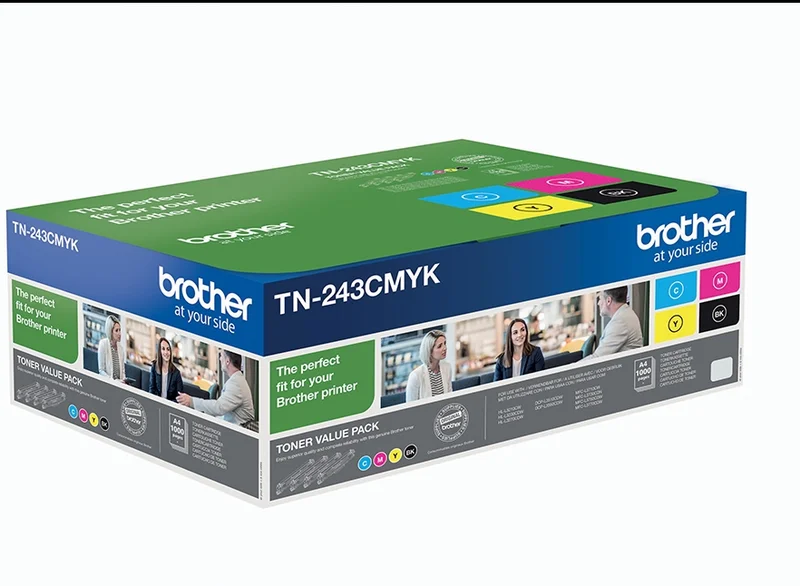 Тонер касети Brother TN-243CMYK, комплект, черен, циан, магента, жълт
