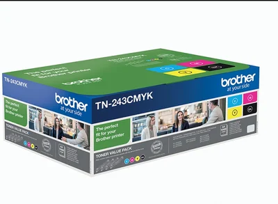 Тонер касети Brother TN-243CMYK, комплект, черен, циан, магента, жълт