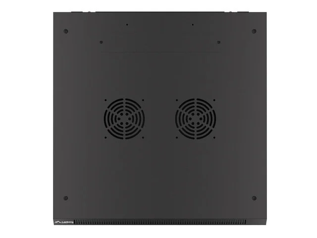 Lanberg rack cabinet 19" wall-mount 12U/600x600 for self-assembly with metal door black (flat pack)
