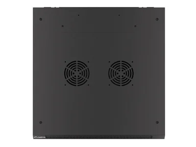 Lanberg rack cabinet 19" wall-mount 12U/600x600 for self-assembly with metal door black (flat pack)