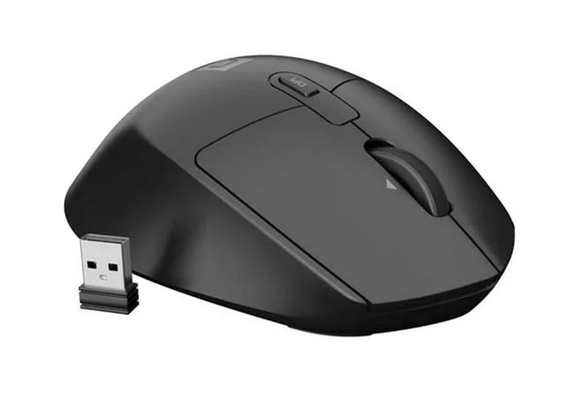 Мишка NATEC Kite Wireless, 4000 DPI, оптична, тиха, черна