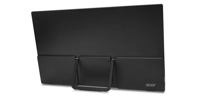 Acer PM161QB1bmiuux, 15.6'' FHD (1920x1080), IPS, 60Hz, 4ms (GTG), 100M:1, 250 nits, AdaptiveSync, HDMI 1.4, 2x USB Type-C, Audio Out, 2x1W Speakers, BlueLightShield, Portable, Kickstand, VESA, Energy Class D, Black, 2Y