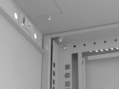 Lanberg Rack Cabinet, 19" wall-mount 12U/540x350 (flat pack) with glass door, Grey