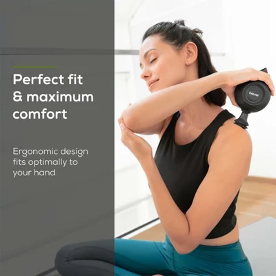 Beurer MG 101 SensorBoost, Integrated pressure sensor, Ergonomically shaped, 5 massage attachments, 5 intensity levels, Lithium-ion battery, black