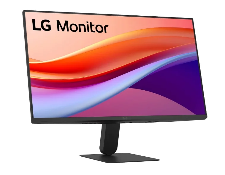 Монитор LG 24U41YA-B 23.8" IPS, Full HD 1920x1080, 120Hz, 1ms MBR, HDR 10, sRGB 99%, FreeSync, Черен