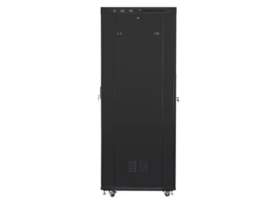Lanberg rack cabinet 19" free-standing 42U/800x1000 (flat pack) with glass door lcd black v2