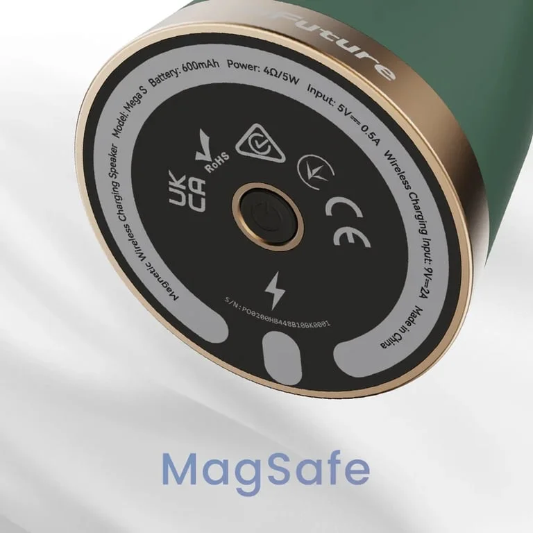 Тонколона HiFuture Mega S Green Bluetooth 5.4, MagSafe, 5W, до 10 часа, IPX4