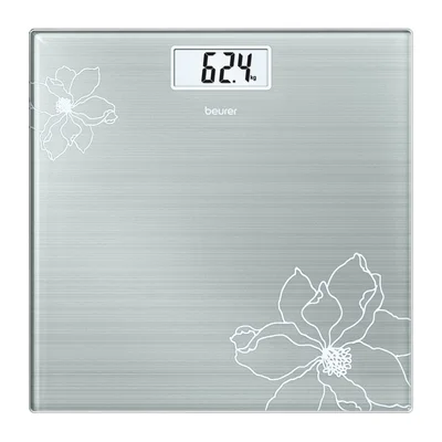 Електронен кантар Beurer GS 10 стъклен, 180 кг, сив