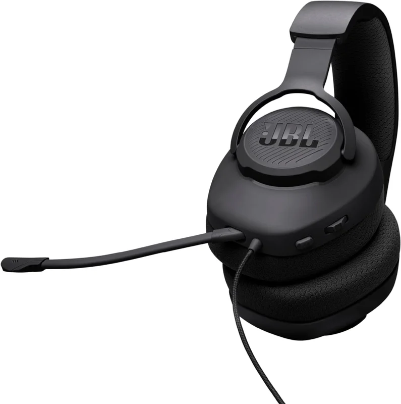 JBL QUANTUM 100M2 BLK Wired over-ear gaming headset with detachable mic and mute option