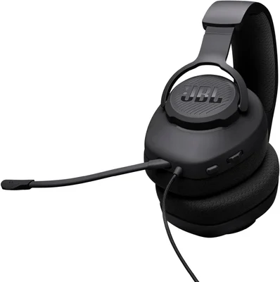 JBL QUANTUM 100M2 BLK Wired over-ear gaming headset with detachable mic and mute option