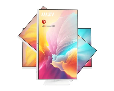 MSI Modern MD2712PW, 27", 100Hz, 1ms, IPS, 1920x1080 (FHD), 16:9, Flat, HDR Ready, EyesErgo, AG, MSI Display Kit, 117% sRGB, 300 nits, 1000:1, RedDot Winner, 1xHDMI1.4, 1xTypeC DP alt. w/PD (15W), Speakers 2x3W, Pivot, Heigh Adj., VESA, White, 5.85kg