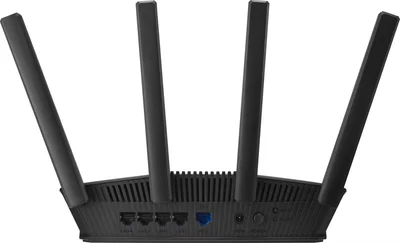 Рутер ASUS RT-BE55 BE3600 WiFi 7 AiMesh, 4K-QAM, MLO, 2.5G WAN, 4x1G LAN, мрежова защита, родителски контрол, VPN, черен