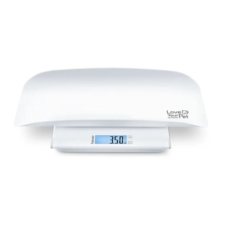 Beurer PP 170 Polly Multifunctional pet scale;Detailed graduation (10 g to 5 kg, 50 g to 50 kg, 100 g to 180 kg);Easy-to-read LCD display
