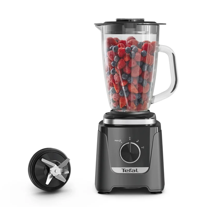 Настолен блендер Tefal – BL5958F0, 800W, стъклена кана, 2 скорости, черен