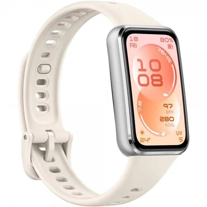 Фитнес гривна Huawei Band 11 Candy-B29F 1.62" AMOLED, бял