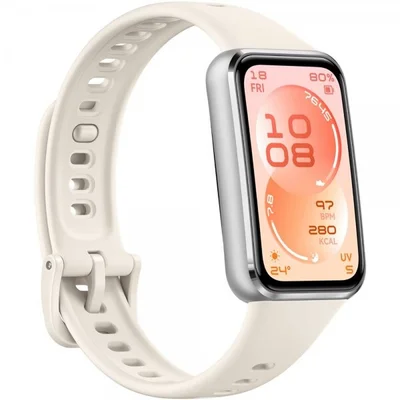 Фитнес гривна Huawei Band 11 Candy-B29F 1.62" AMOLED, бял