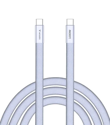 Verbatim Sync & Charge SoftTouch USB-C to C cable 100W 120 cm - Purple