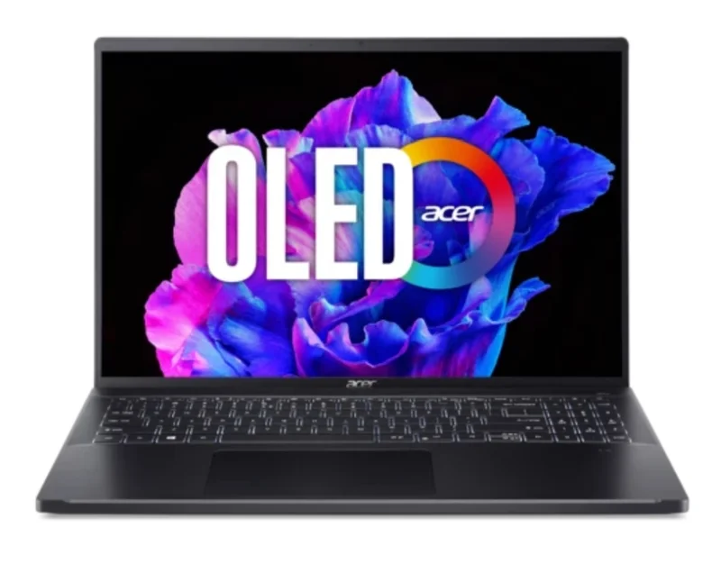 Лаптоп Acer Swift Go 16 Pro SFG16-71-74R0, Intel Core i7-13620H, 16" 3.2K OLED, 120Hz, 16GB RAM, 1TB SSD, Windows 11 Home, Black