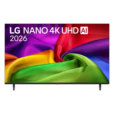 LG 50NU800B3LC, 50" 4K HDR UHD, 3840x2160, DVB-T2/C/S2, AI Alpha 7, HDR 10, webOS 26, ThinQ AI, VRR, ALLM, HGiG, WiFi, Clear Voice, 4K Super Upscaling, Bluetooth 5.3, Hdmi e-ARC , CI, LAN, AirPlay2, AI Sound Pro, Google Cast, 2 Pole stand, Black
