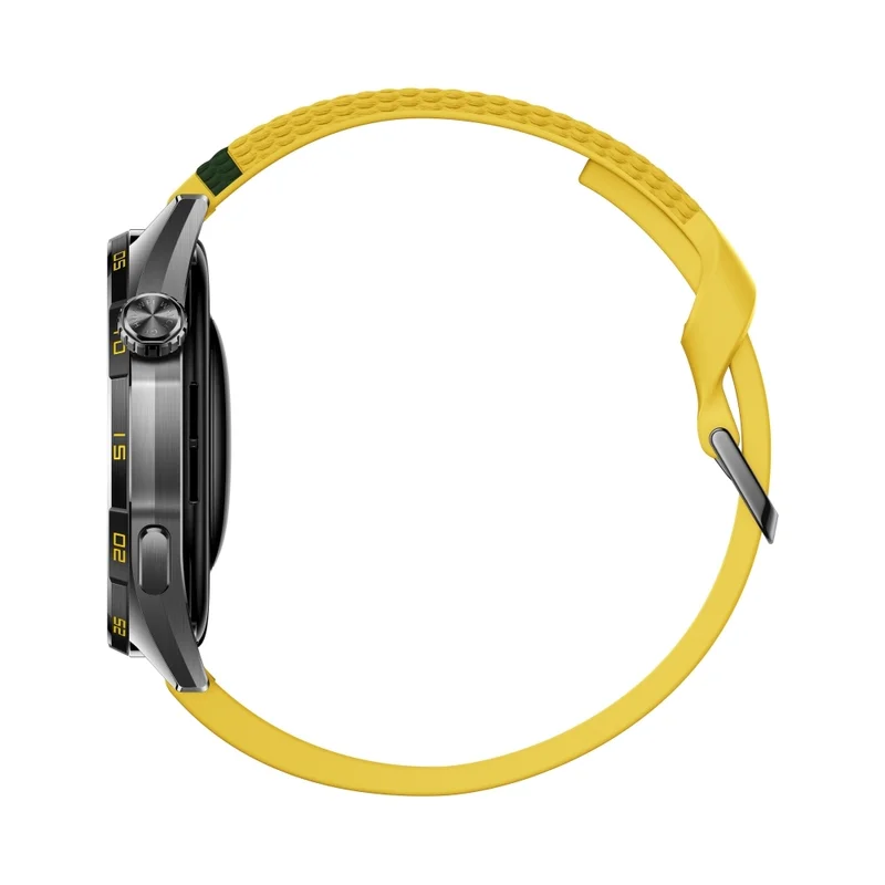 Смарт часовник HUAWEI Watch GT 7 Atum-B39FY, 1.47" дисплей, HarmonyOS 6.1, сив корпус, жълта каишка