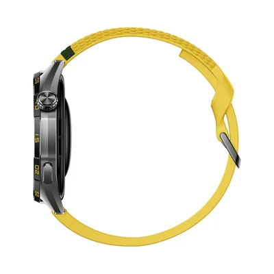 Смарт часовник HUAWEI Watch GT 7 Atum-B39FY, 1.47" дисплей, HarmonyOS 6.1, сив корпус, жълта каишка