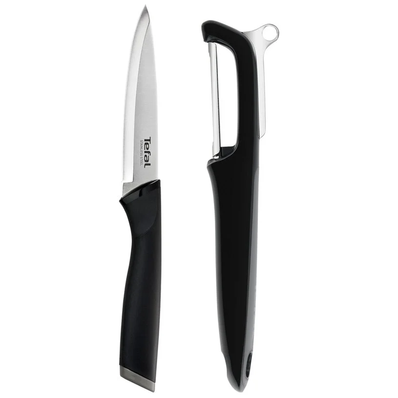 Tefal K2219255 set 2p util knife+i peeler esse