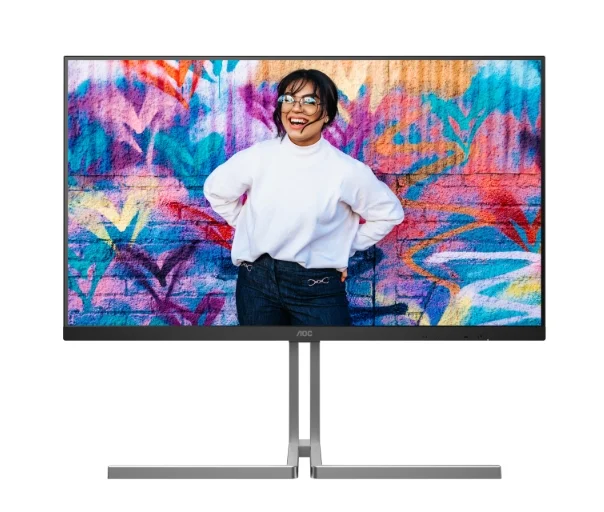AOC U32U3CV, 31.5" Nano IPS WLED, 3840x2160@60Hz, 4ms GtG, 400cd m/2, 1000:1, 50M:1 DCR, Adaptive Sync, FlickerFree, Anti Blue Light, 3Wx2, Tilt, Height Adjust, Pivot, Swivel, 2xHDMI, DP, USB hub