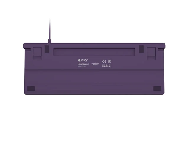 Геймърска клавиатура FURY Kanabo K2 механична, US layout, бяла подсветка, лилава
