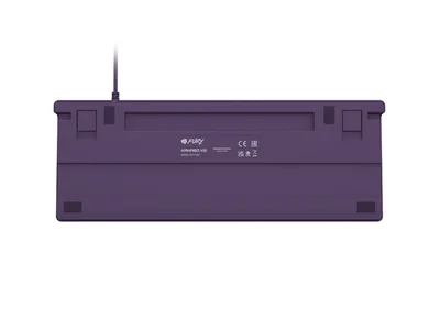 Геймърска клавиатура FURY Kanabo K2 механична, US layout, бяла подсветка, лилава