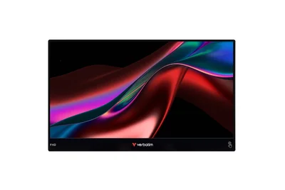 Verbatim Portable 14" FHD Touch Monitor LIGHT with Wireless Power Supply incl. Power Bank 5000mAh