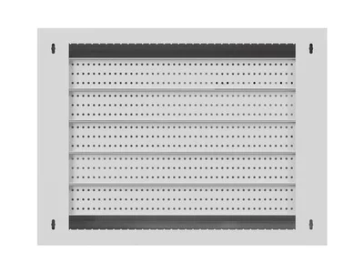 Комуникационен шкаф LANBERG – TPR, 10" & 19", 3U, 560 x 420 x 180 mm, с мрежест панел, сив