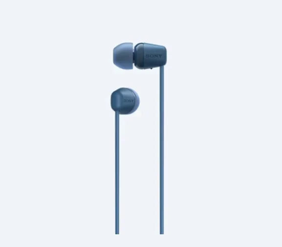 Безжични слушалки Sony – WI-C100, сини