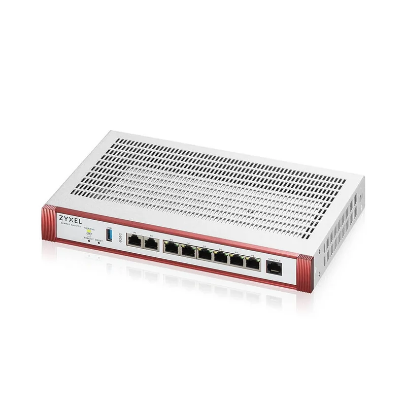 ZyXEL USG FLEX 200 H, User-definable ports with 2*2.5G & 6*1G, 1*USB, with 1 YR Entry Defense Pack