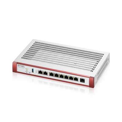 ZyXEL USG FLEX 200 H, User-definable ports with 2*2.5G & 6*1G, 1*USB, with 1 YR Entry Defense Pack