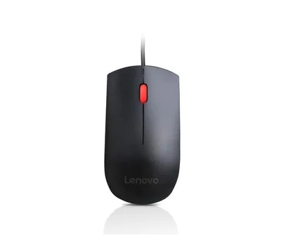 Мишка Lenovo Essential USB 4Y50R20863, оптична, 1600 dpi, кабелна, черна