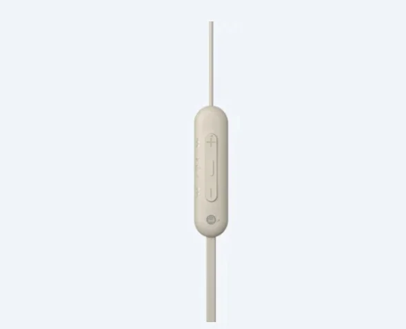 Безжични слушалки Sony – WI-C100, taupe