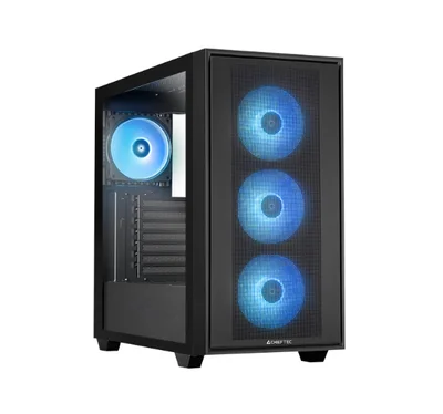 Кутия за компютър CHIEFTEC Hunter III Middle Tower, черен
