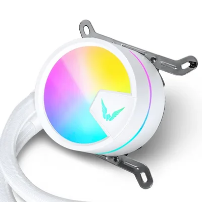 Охладителна система VALKYRIE A360 White, течно охлаждане, 3 x 120 mm вентилатора, ARGB