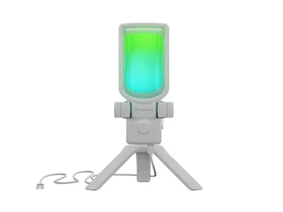 Микрофон Genesis Radium 250 USB с поставка Бял