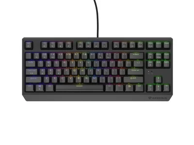 Геймърска клавиатура Genesis Thor 230 TKL RGB Outemu Brown Hot Swap, Черна
