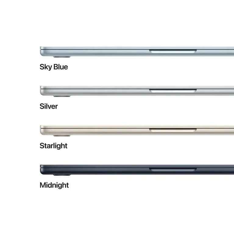 Apple MacBook Air 13.6: Apple M5 chip with 10-core CPU and 10-core GPU, 24GB, 1TB SSD - Midnight