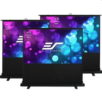 Elite Screen F96NWX2, 96" (16:10),Kestrel Tab-Tension Floor-up CLR , 206.8 x 129.2 cm, MaxWhite, Black