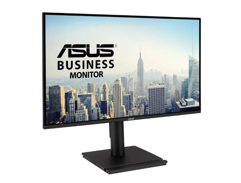 Asus VA27AQSE Business Monitor,27", IPS, QHD, 99% sRGB, Frameless, HDMI, DisplayPort, VGA, 1ms MPRT, Stereo Speakers, Low Blue Light, Flicker Free, Ergonomic Design, Black