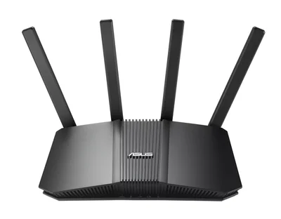 Рутер ASUS RT-BE58U V2 BE3600 двулентов, четириядрен 2.0GHz, 1GB RAM, 2.5G порт, Wi-Fi 7, черен